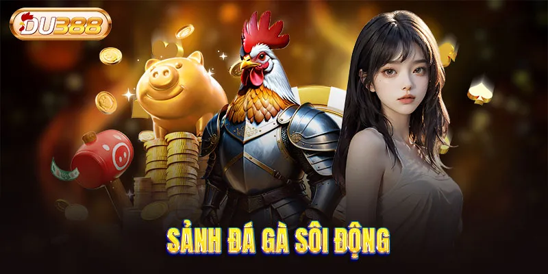 Sảnh đá gà sôi động