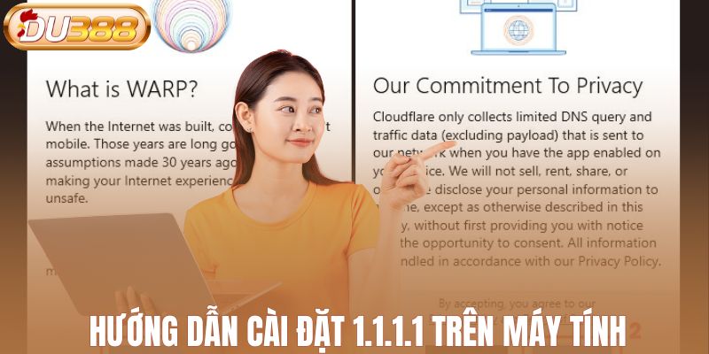Hướng dẫn cài đặt 1.1.1.1 trên máy tính