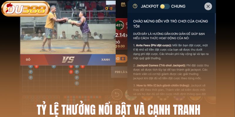 Tỷ lệ thưởng nổi bật và cạnh tranh